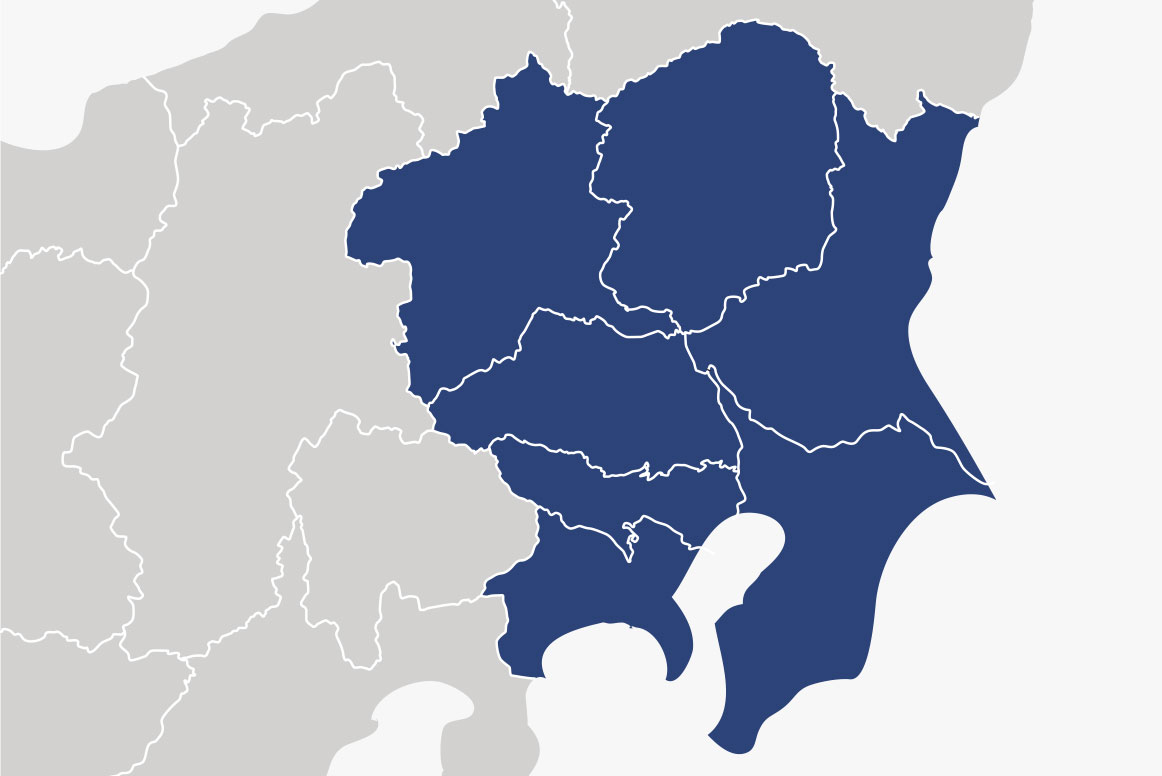 対応エリア地図