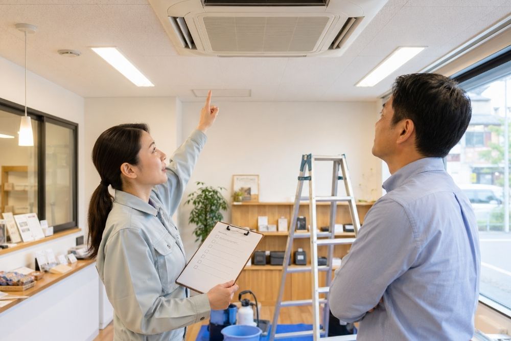 多摩市の業務用エアコンクリーニングを依頼する際に気をつけるポイント
