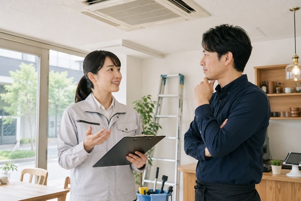 多摩市で業務用エアコンクリーニングを依頼する際によくある質問