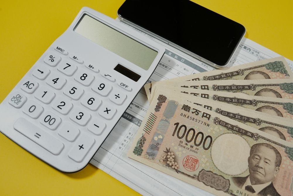 電卓とお金